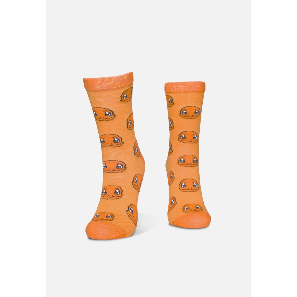 Pokémon - Characters Chaussettes - Lot de 3 paires - Multicolore